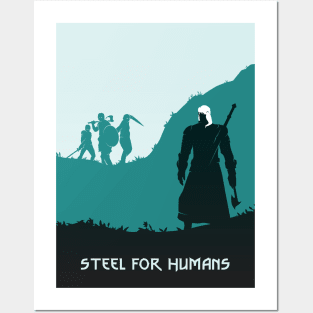 Steel For Humans Posters and Art